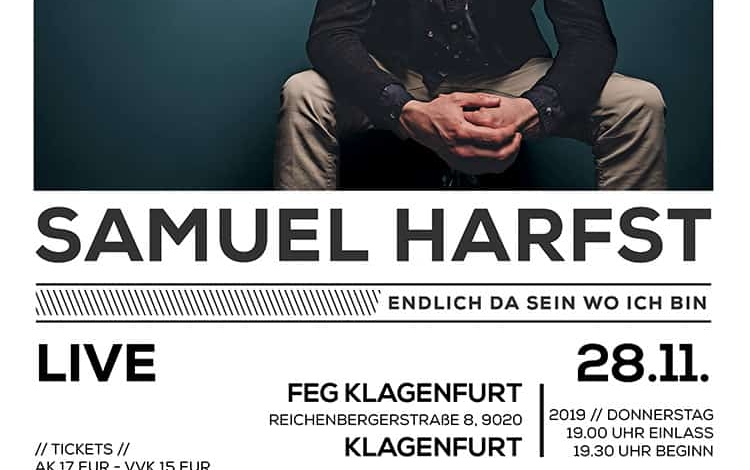 FEG hostet Samuel Harfst Konzert
