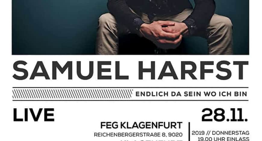 FEG hostet Samuel Harfst Konzert