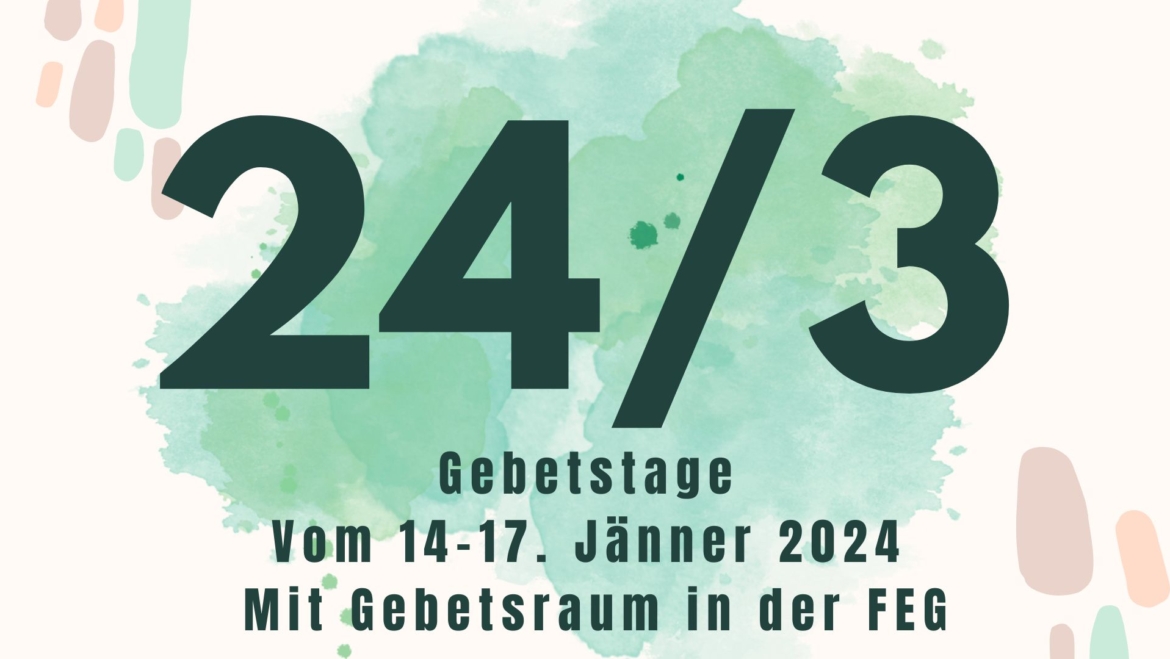 (Deutsch) 24-3 Gebetstage in der FEG