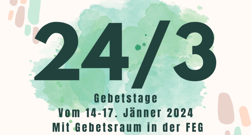 (Deutsch) 24-3 Gebetstage in der FEG