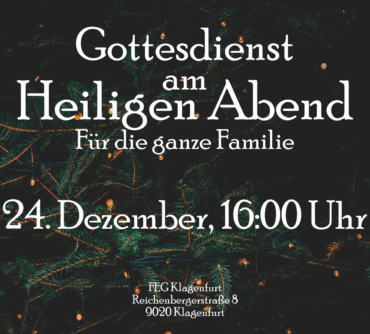 (Deutsch) Weihnachtsgottesdienst am 24. 12